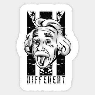 Albert Einstein Art Sticker